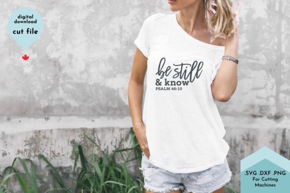 Be Still and Know Christian Graphics for Crafts