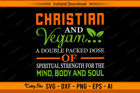 Christian and Vegan Graphics for Faithful Crafts