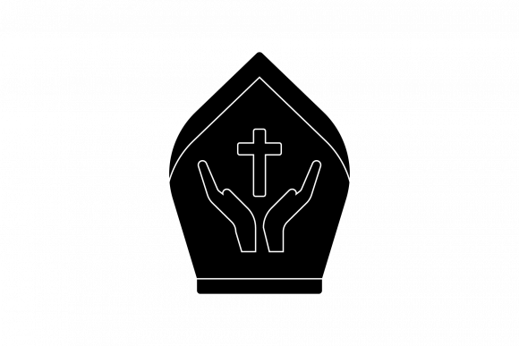 Easter Black Christian Tombstone Graphics & Icons
