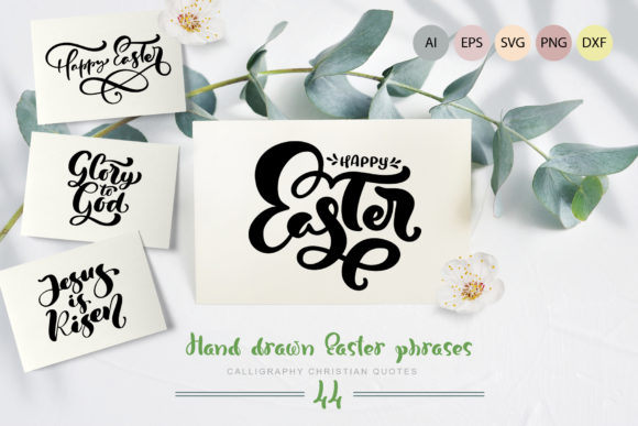 Happy Easter Christian Quotes: Graphics for Crafts