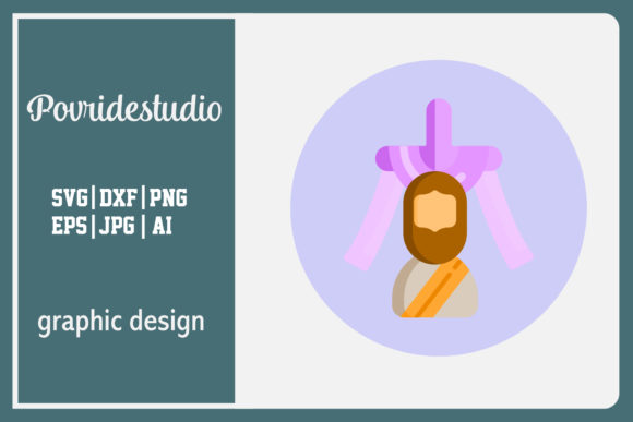 Illustration Flat Easter Jesus: Free Graphics Review