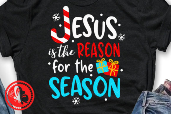 Jesus is the Reason for the Season Color Graphics & Illustrations